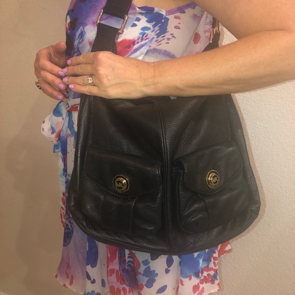 Michael Kors black leather bag - Picture 3 of 5